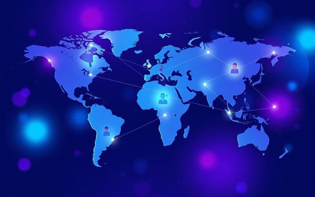 Global Outsourcing Network Visualization